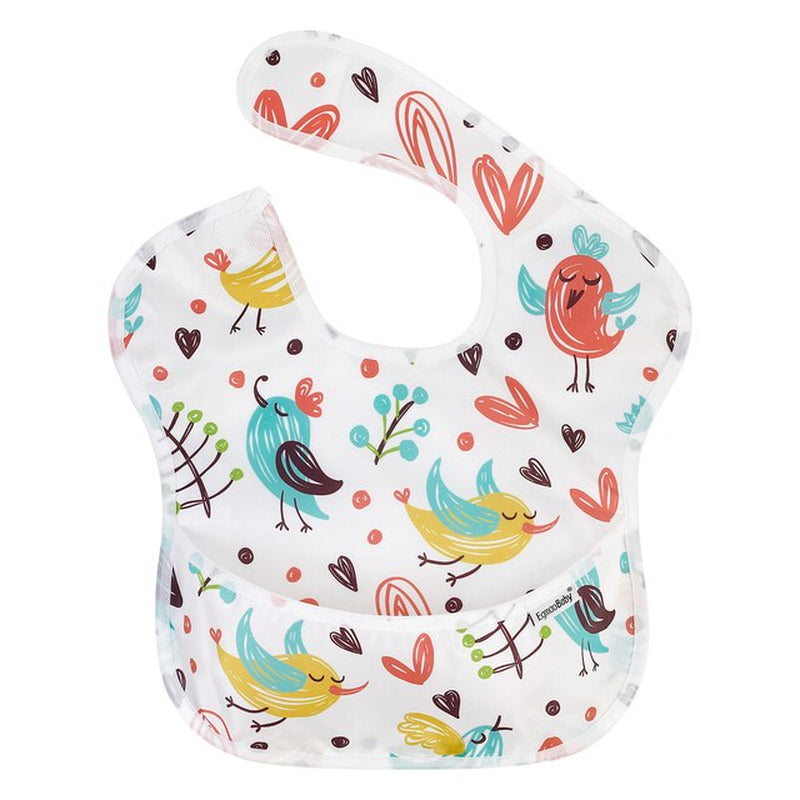 1Pcs Baby Bibs TPU Waterproof Feeding Bibs Unisex Washable Fashion Bibs for Girls & Boys Stain and Odor Resistant