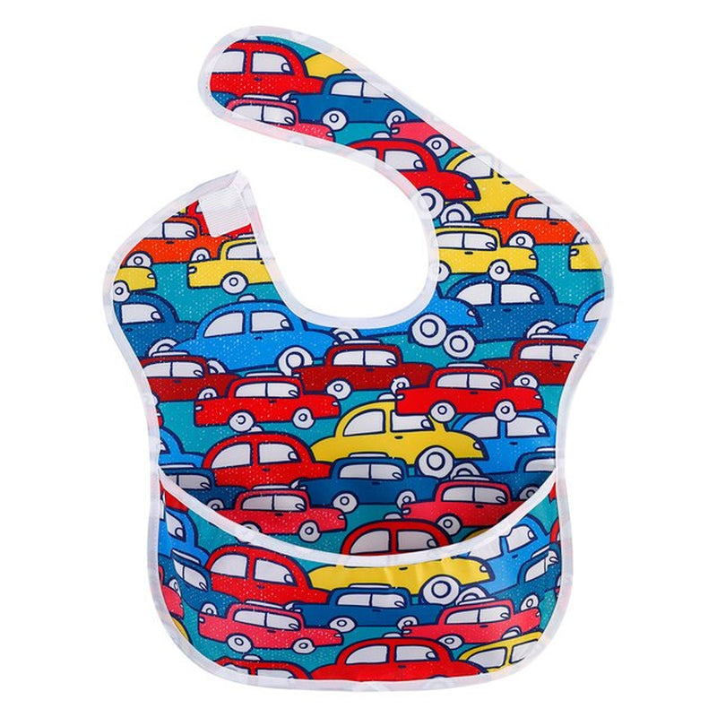 1Pcs Baby Bibs TPU Waterproof Feeding Bibs Unisex Washable Fashion Bibs for Girls & Boys Stain and Odor Resistant