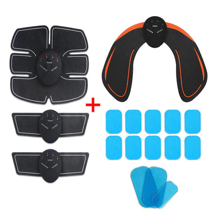 Abdominal Muscle Stimulator EMS Massager Buttocks Hip Trainer Electrostimulation Machine Home Gym Muscle Toner Body Slimming