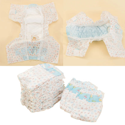 10 Pcs Super Absorption Physiological Pants Dog Diaper Diapers for Dogs Pet Male Female Dog Disposable Leakproof XXS/XS/S/M/L