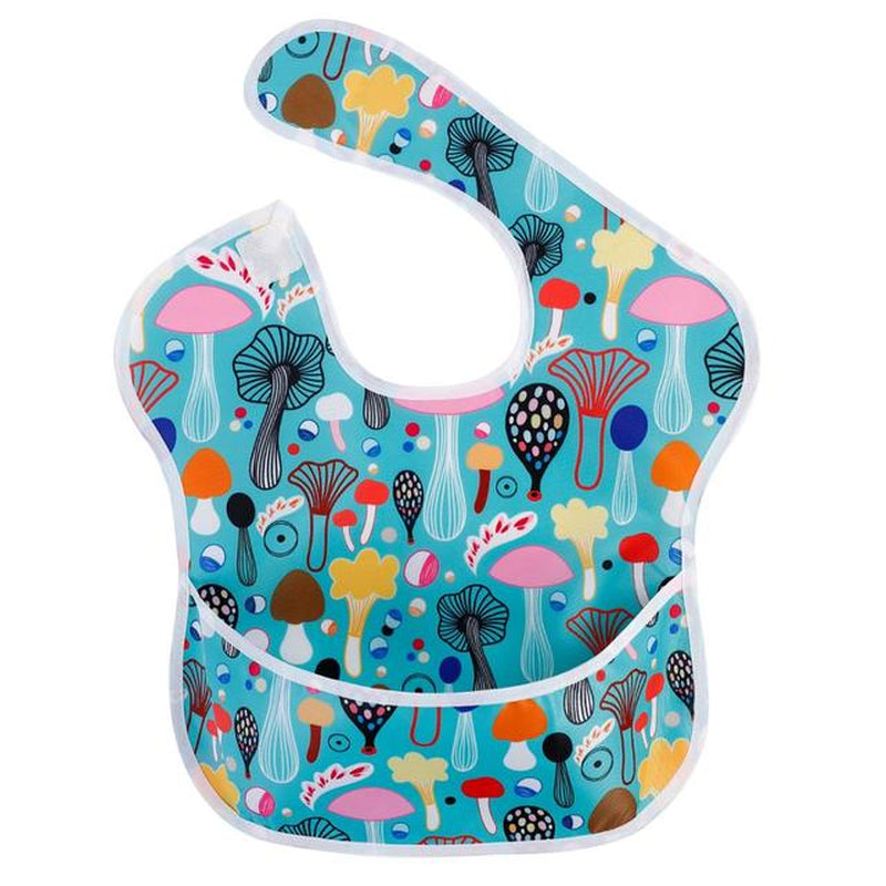 1Pcs Baby Bibs TPU Waterproof Feeding Bibs Unisex Washable Fashion Bibs for Girls & Boys Stain and Odor Resistant