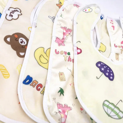 20Pcs/Lot Toddler Baby Boys Girls Waterproof Feeding Clothes Newborn Clothing Accessories Baby Bibs Infant Feeding Clothes